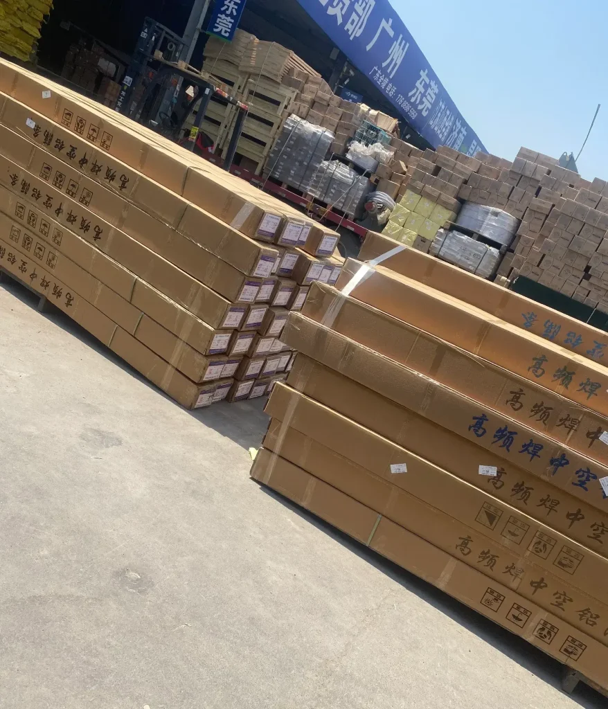 Case photo of aluminum strips sent to Guangdong, China
