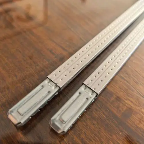 Insulated glass stainless steel straight connector