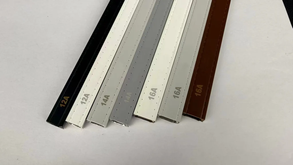 Warm edge spacers in various colors