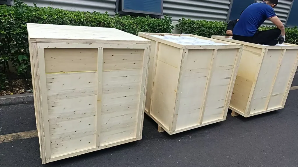 Export wooden box packaging diagram of two-component silicone sealant